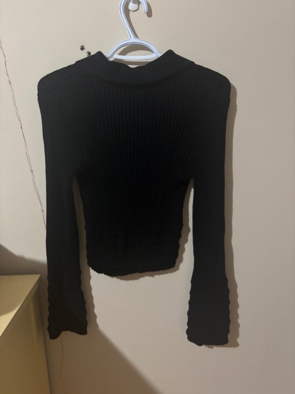 Anthropologie Maeve Long Sleeve Button Front Collared Sweater - Picture 3 of 3